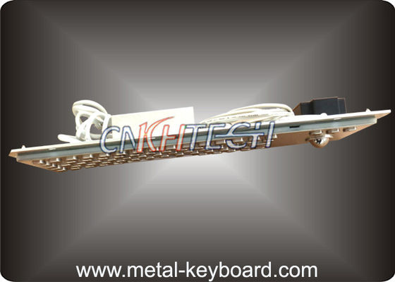 Tastiera di computer industriale resistente del vandalo con la sfera rotante, metallo resistente della tastiera dell'acqua