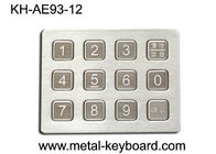 Tastiera industriale numerica irregolare dell'acciaio inossidabile in 3 x 4 chiavi della matrice 12