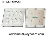 Tastiera industriale resistente alle intemperie del metallo in 4 x 4 chiavi della matrice 16 con il materiale dell'acciaio inossidabile