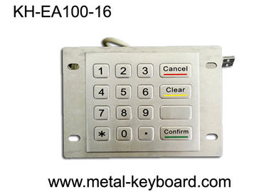 La porta USB ss industriali Metal la chiave piana della tastiera acciaio inossidabile/della tastiera 16