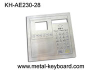 Tastiera del supporto del pannello del metallo della prova del vandalo, tastiera industriale personalizzabile