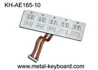 10 chiavi impermeabilizzano la tastiera del metallo con la soluzione del montaggio di pannello superiore