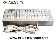 Tastiera su misura del chiosco del metallo di 43 bottoni, prova resistente della polvere del vandalo dell'acciaio inossidabile