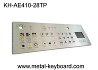 Tastiera in acciaio inossidabile a metallo industriale resistente alla polvere IP65 con touchpad