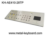 Tastiera in acciaio inossidabile a metallo industriale resistente alla polvere IP65 con touchpad