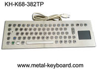 La tastiera industriale del computer con il touchpad, 70 chiavi impermeabilizza la tastiera con il touchpad