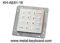 Tastiera a incisione laser del supporto del pannello della tastiera industriale resistente del metallo del vandalo di 16 chiavi
