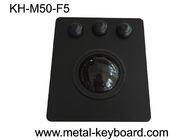 sensibilità PS/2 del pannello di 50mm alta della sfera rotante nera del supporto/interfaccia OEM/ODM di USB disponibile