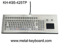 Touchpad del chiosco dell'acciaio inossidabile della tastiera di computer del metallo dell'interfaccia USB/PS2 disponibile