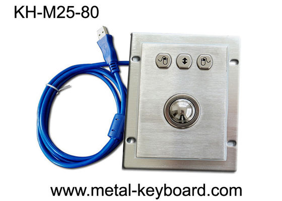 3 peso leggero industriale irregolare montato dell'acciaio inossidabile del topo del computer dei bottoni IP65