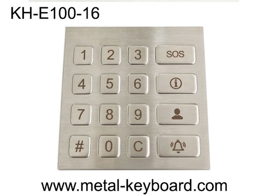 Metallo PinPad del chiosco con la tastiera resistente del vandalo acqua della prova