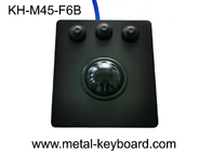 Topo nero industriale della sfera rotante del pannello del metallo con 3 bottoni impermeabili