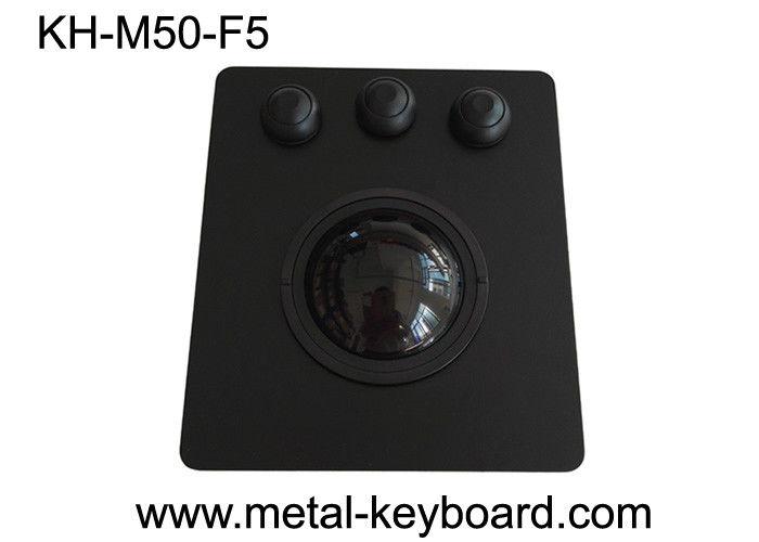 sensibilità PS/2 del pannello di 50mm alta della sfera rotante nera del supporto/interfaccia OEM/ODM di USB disponibile
