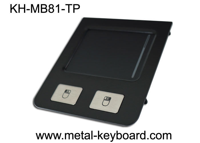 Bene durevole industriale del touchpad dell'acciaio inossidabile del nero del supporto del pannello del dispositivo di puntamento di 2 chiavi