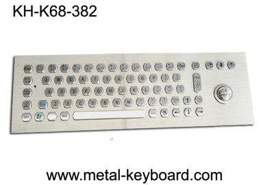 Tastiera industriale metallica terminale di self service del chiosco con la sfera rotante, USB