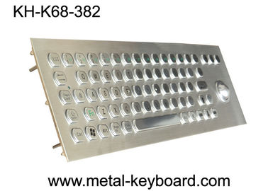 Tastiera industriale del PC del metallo del supporto del pannello con la sfera rotante impermeabile