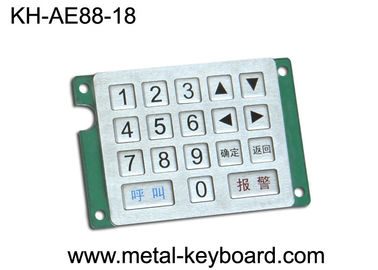 Tastiera numerica su misura del metallo della tastiera con il materiale irregolare dell'acciaio inossidabile