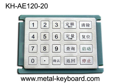 Tastiera irregolare della stazione di servizio della tastiera dell'acciaio inossidabile con 20 la matrice di chiavi 5x4