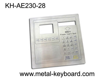 Tastiera del supporto del pannello del metallo della prova del vandalo, tastiera industriale personalizzabile