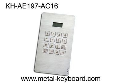 tastiera metallica irregolare di progettazione 4x4 con 16 chiavi per il sistema del controllo di accesso