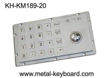 Tastiera irregolare con la sfera rotante, 24 tastiere dell'entrata del chiosco dell'acciaio inossidabile di chiavi